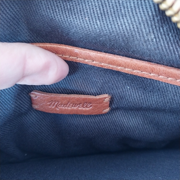 Madewell Tan and Black Zebra Print Crossbody Bag In Calf Hair - Picture 8 of 14